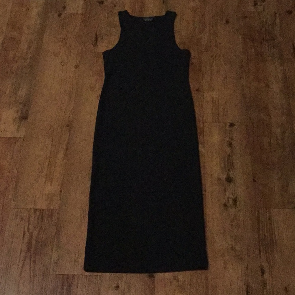 Topshop Ribbed Midi Dress (Size 4)
